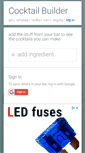 Mobile Screenshot of cocktailbuilder.com